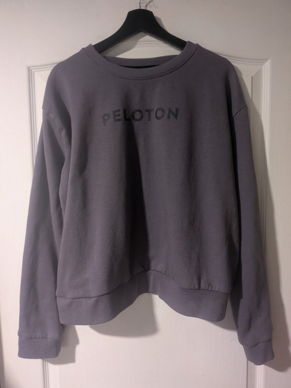 Peloton | Logo Crewneck Fleece Sweatshirt In Dusty Purple